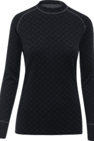 Koszulka termoaktywna damska Merino Xtreme Thermowave Black/Dark Grey Melange