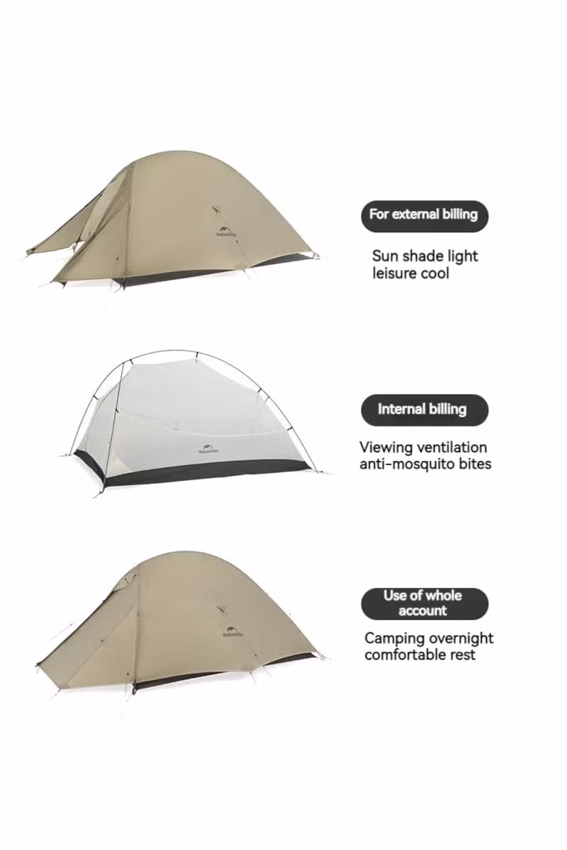 Namiot Naturehike Cloud Up 2 Pro 20D CNK2350WS020 – Forest Green